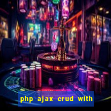 php ajax crud with datatables and bootstrap modals